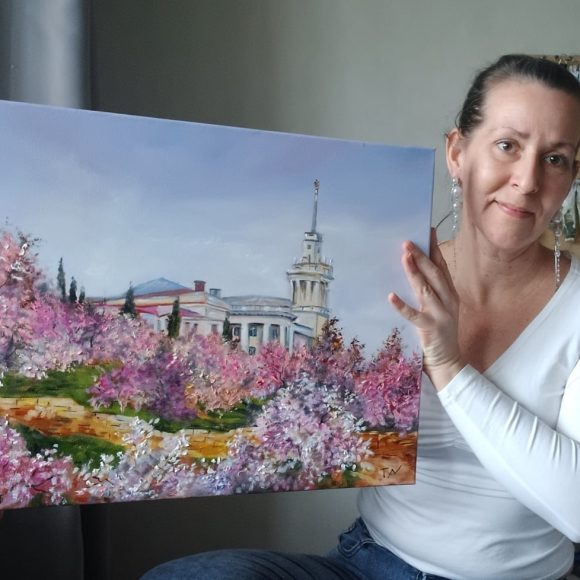 Выставка Т. Прошак  «Дыхание весеннего Крыма»